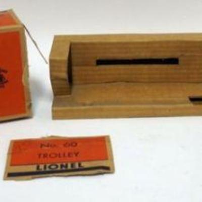 1238	LIONEL TRAIN O GAUGE #60 TROLLEY
