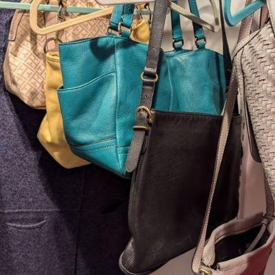 Coach and other brand purses