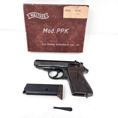  1966 Classic Walther PPK 9mm Handgun - Possibly Never Fired - In Original Box