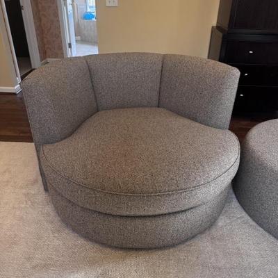Grab your favorite book! This pair of Room & Board EOS Swivel Chair is the perfect place to curl up.  Want to spread out?  The...