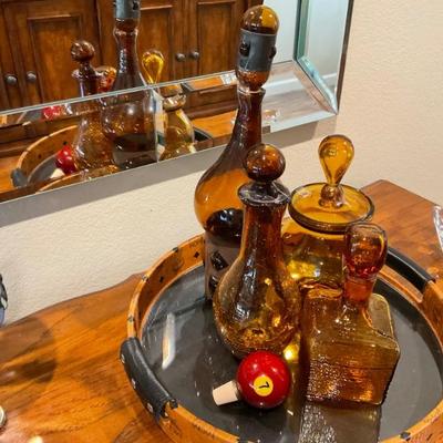 Betty Whites original bar serving set hosted with in her home for forty years 
