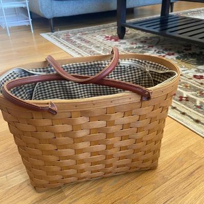 Longaberger tote basket