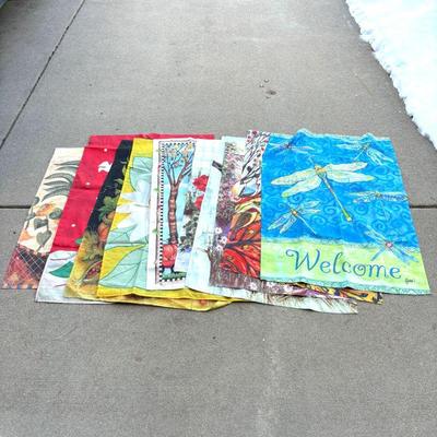 Lot #185 - Selection of Large Garden Flags