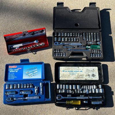 Lot #203 - Four Socket Wrench Sets