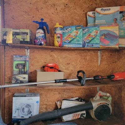 Echo Battery Powered Trimmer and  Gas Blower