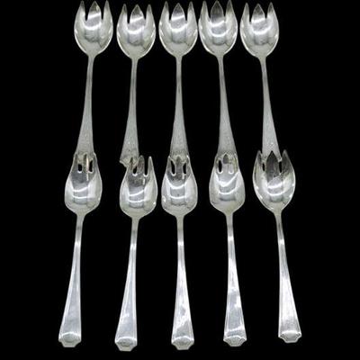 10 STERLING SILVER DURGIN ICE CREAM FORKS