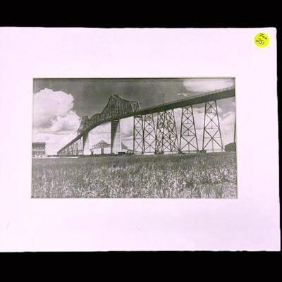 OLD COOPER RIVER BRIDGE BLACK & WHITE PHOTO