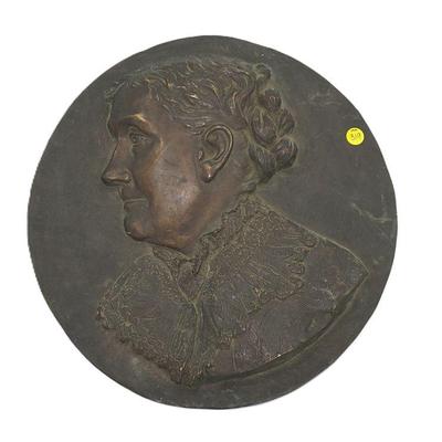 ANTIQUE BRONZE GALVANIZED WALL PLAQUE