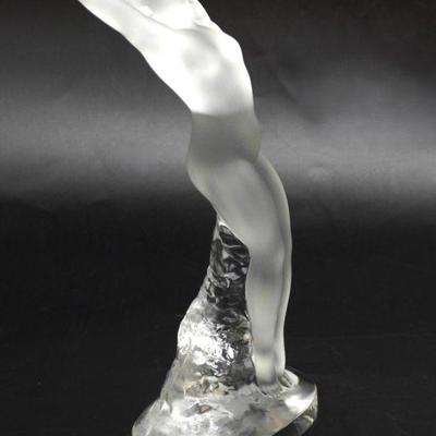 LALIQUE CRYSTAL ART DECO NUDE DANCER