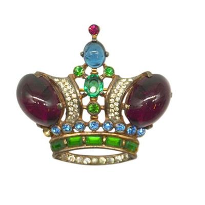 LARGE STERLING TRIFARI CROWN