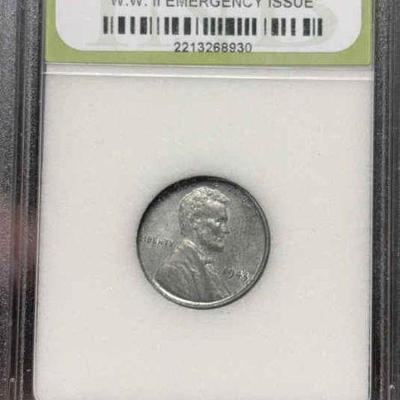 1943 lincoln steel 1c w w. ii emergency issue