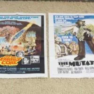 1226	GROUP OF 4 VINTAGE MOVIE POSTERS, LARGEST APPROXIMATELY 27 IN X 41 IN
