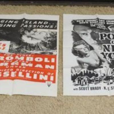 1242	GROUP OF VINTAGE MOVIE POSTERS
