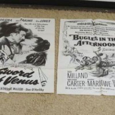 1241	GROUP OF VINTAGE MOVIE POSTERS
