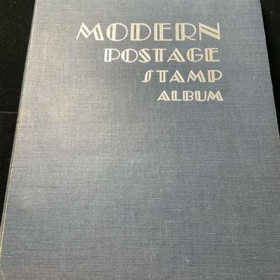 Modern postage stamp book