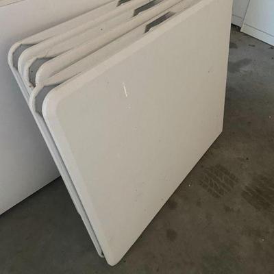 3- 6' fold in half tables- Lifetime brand