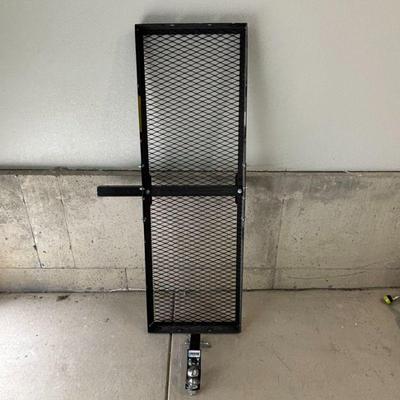 Lot #202 - Highland Cargo Carrier or Hitch Mount Adapter with Reese Towpower Hitch Ball.