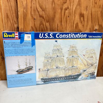 Sale Photo Thumbnail #373: Lot 74 Vintage Model Ship still in box