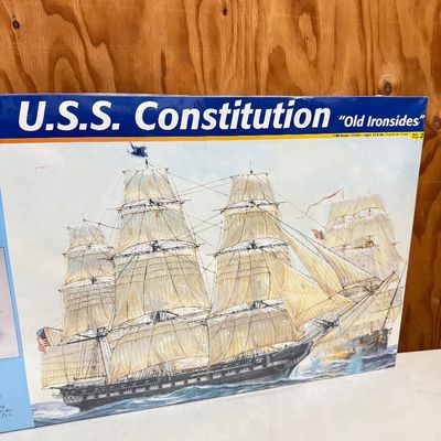 Sale Photo Thumbnail #371: Lot 74 Vintage Model Ship still in box
