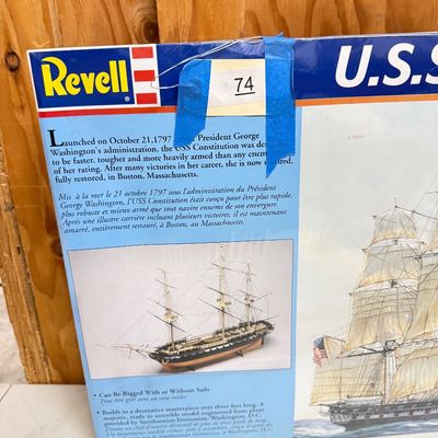 Sale Photo Thumbnail #372: Lot 74 Vintage Model Ship still in box