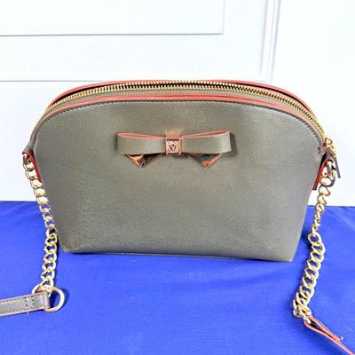 Anne Klein TEDDY Olive Green Crossbody
