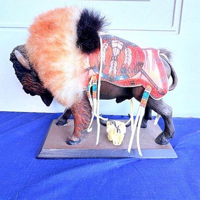 Buffalo Skull Buffalo Sculpture – Limited Edition