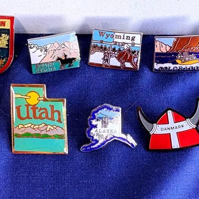 Vintage Travel & Souvenir Pin Collection – U.S. & International Destinations