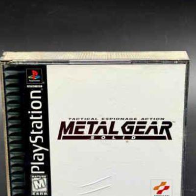 PlayStation Metal Gear Solid Video Game
