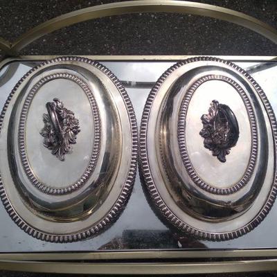 Quadrupple plate entree dishes