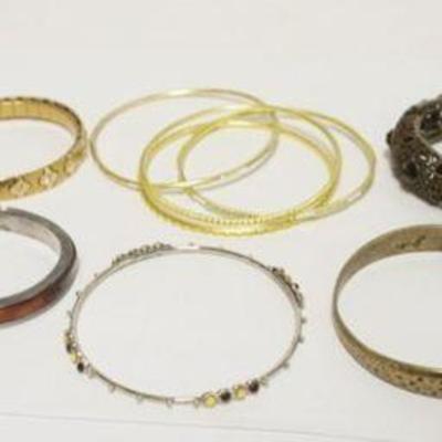 1139	13 ASSORTED LADIES BRACELETS, SOME MARKED BY MAKER
