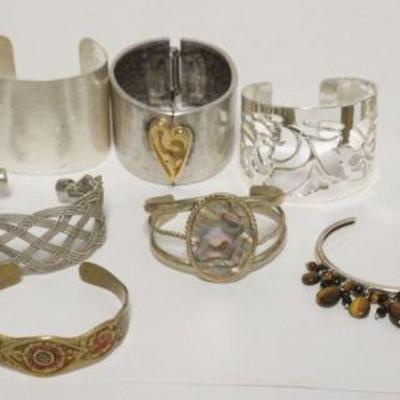 1138	11 ASSORTED LADIES BRACELETS, SOME MARKED BY MAKER
