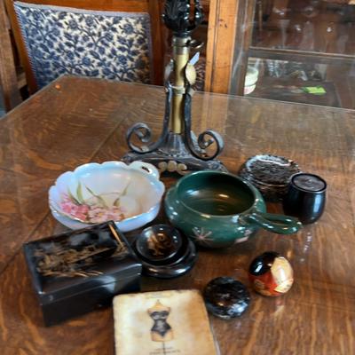 Cast Iron Stool & Others