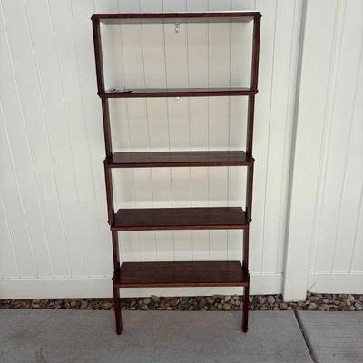 Lot #167 - Vintage Wooden Shelf Unit