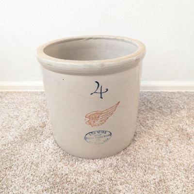 Lot #197 - Vintage Red Wing Union Stoneware Crock