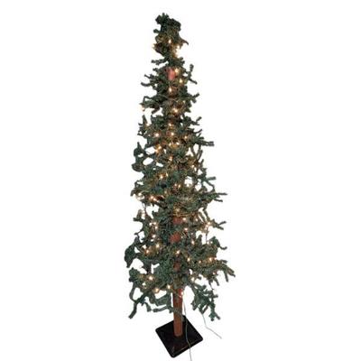 Lot #123 - Artificial Christmas Tree with Lights