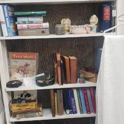 Handmade bookcase from antique door
