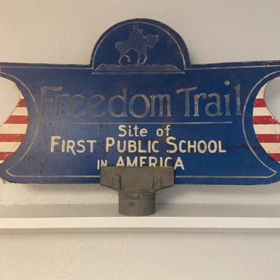 Freedom Trail sign