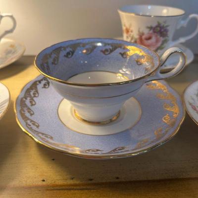 Antique Westbrook teacup and saucer. Made in England. 