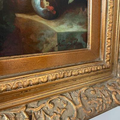 Artist's signature. 