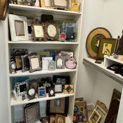 Vntage and modern picture frames