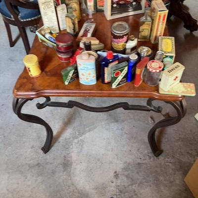 Lot Of Collectible Advertisements & Table