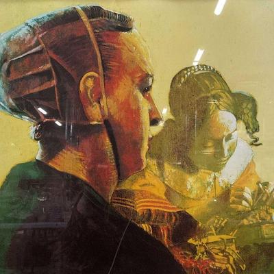 George Deem Vermeer Lithograph, Signed Proof
