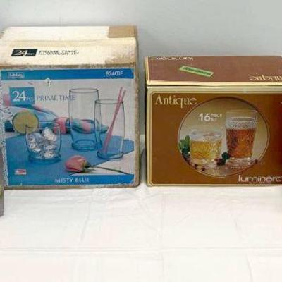 New-In-Box Glassware