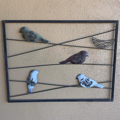 Hanging Wire Bird Art