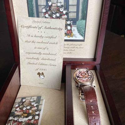Disney collectible watch