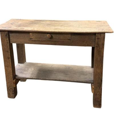 AMERICAN PRIMITIVE WORK TABLE PENNSYLVANIA