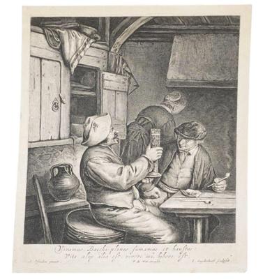 JONAS SUYDERHOEF (NETH, 1613-1686) ENGRAVING