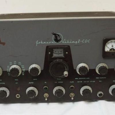 1250	JOHNSON VIKING TRANSMITTER, *VIKING II CDC* CIVIL DEFENSE TRANSMITTER, UNTESTED AND SOLD AS IS FOR PARTS OR RESTORATION,...