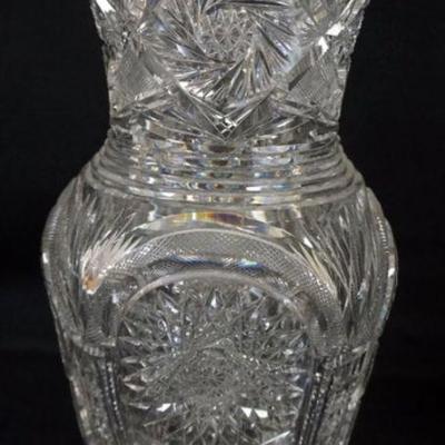 1137	AMERICAN BRILLIANT LARGE CUT GLASS VASE, APPROXIMATELY 14 IN H
