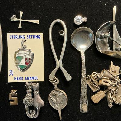 Misc Sterling Silver Jewelry & More (40+ Grams)